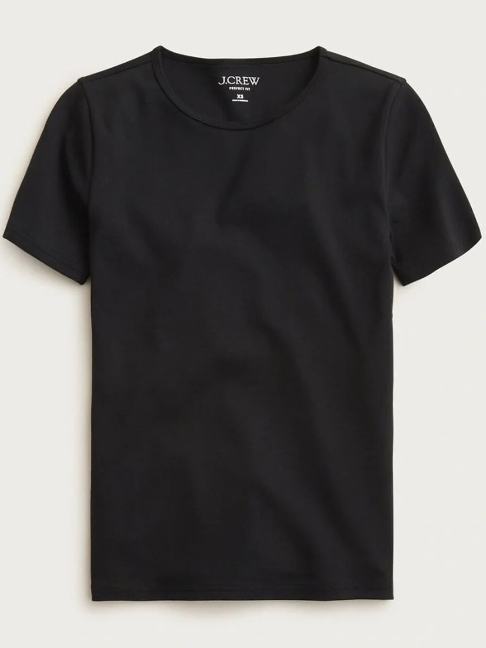 J. Crew Black Perfect Fit Short-Sleeve T-Shirt/NWT/MEDIUM